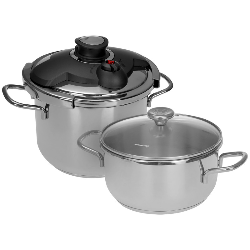 زودپز دوقلو کرکماز ترکیه اصلی مدل A171 ظرفیت 7 و 4 لیتری