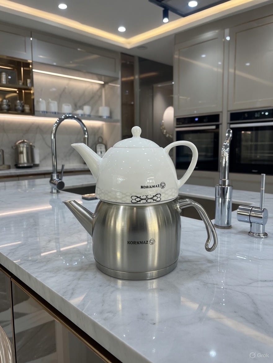 خريد قسطی ست کتری و قوری کرکماز مدل 105-01 - provita پروویتا براق