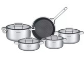 خريد قسطی سرویس قابلمه عرشیا مدل SS050-3543 ۹ پارچه استیل کف لیزری